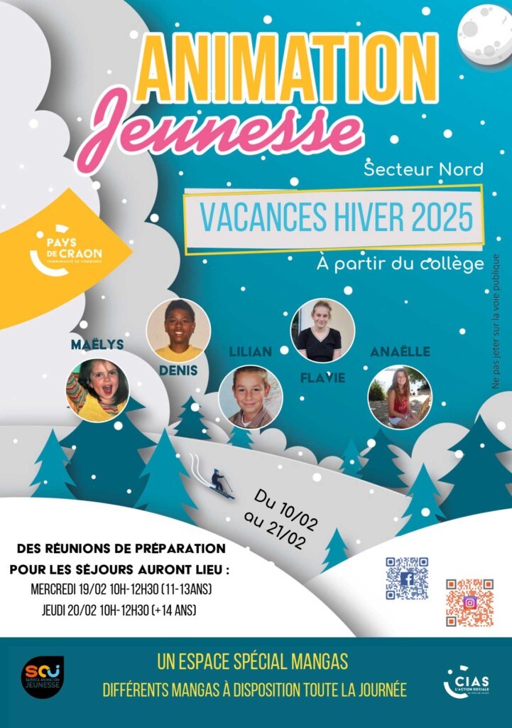 Programme NORD animations jeunesse